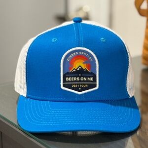 Dierks Bentley Tour Blue and White Cap